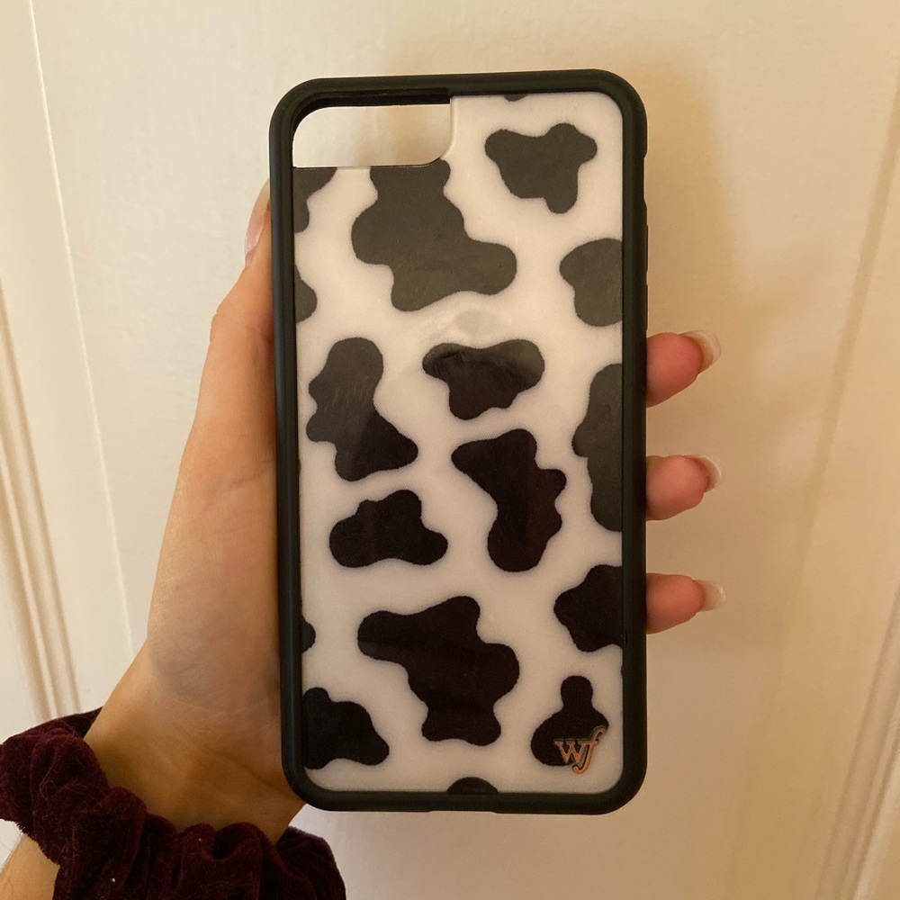iPhone 6/7/8 Plus Wildflower Cow Print Phone Case